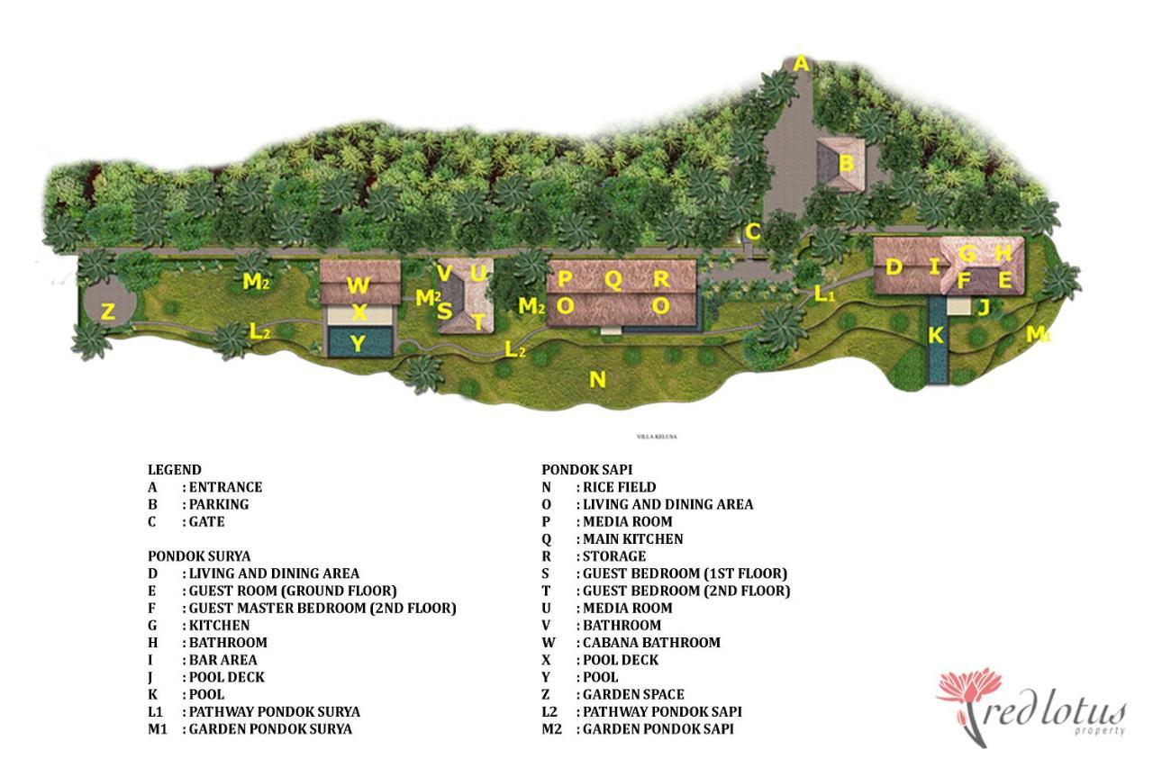 Villa Kelusa ウブド エクステリア 写真